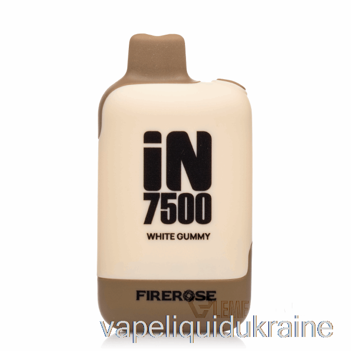 Vape Liquid Ukraine Firerose IN7500 Disposable White Gummy